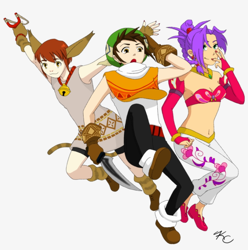 View Samegoogleiqdbsaucenao Dark Cloud Trio By Poefish-d38l52s - Dark Cloud Fan Art, transparent png