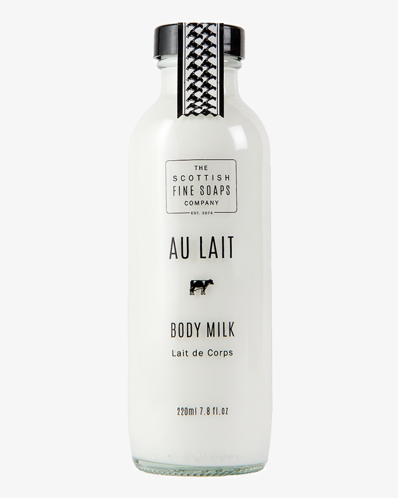 Au Lait Body Milk 220ml - Au Lait Scottish Fine Soaps, transparent png