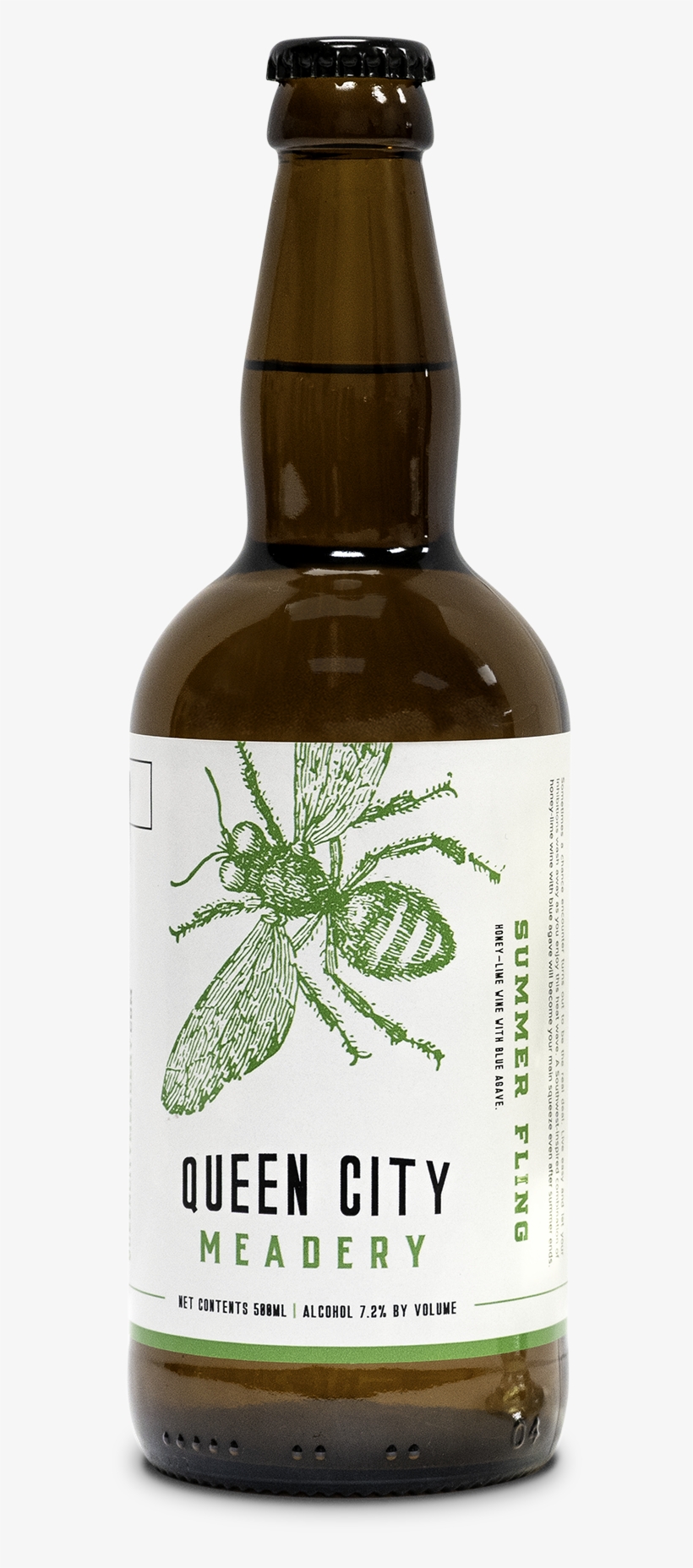 Summer Fling Honey-lime Wine With Blue Agave Abv - Beer Bottle, transparent png