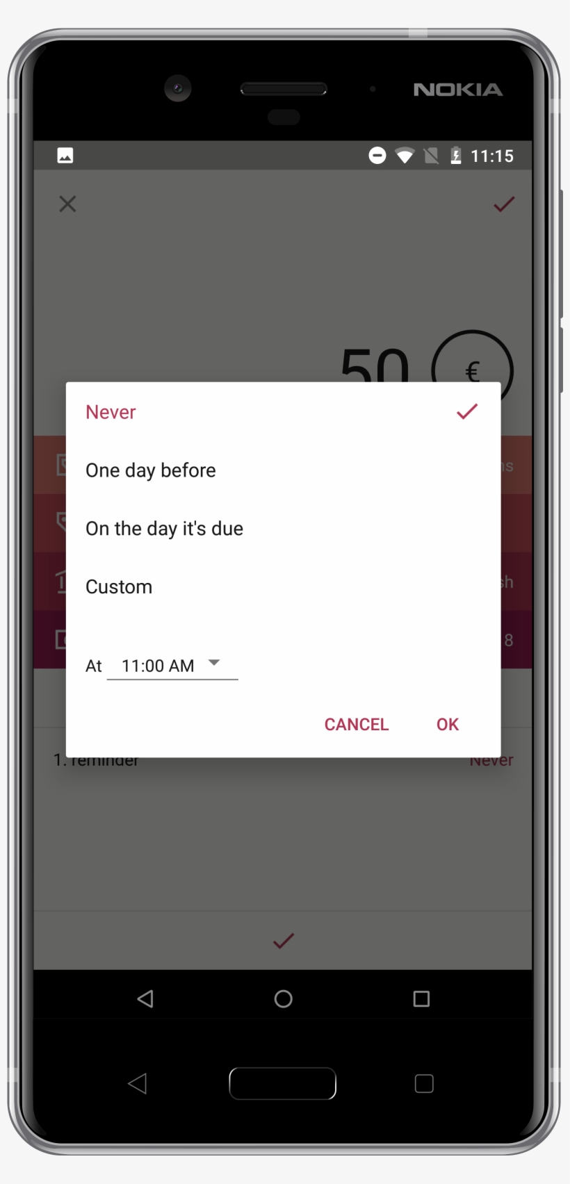 With It You Can Set Exactly How Many Days, Weeks, Months - Nokia, transparent png