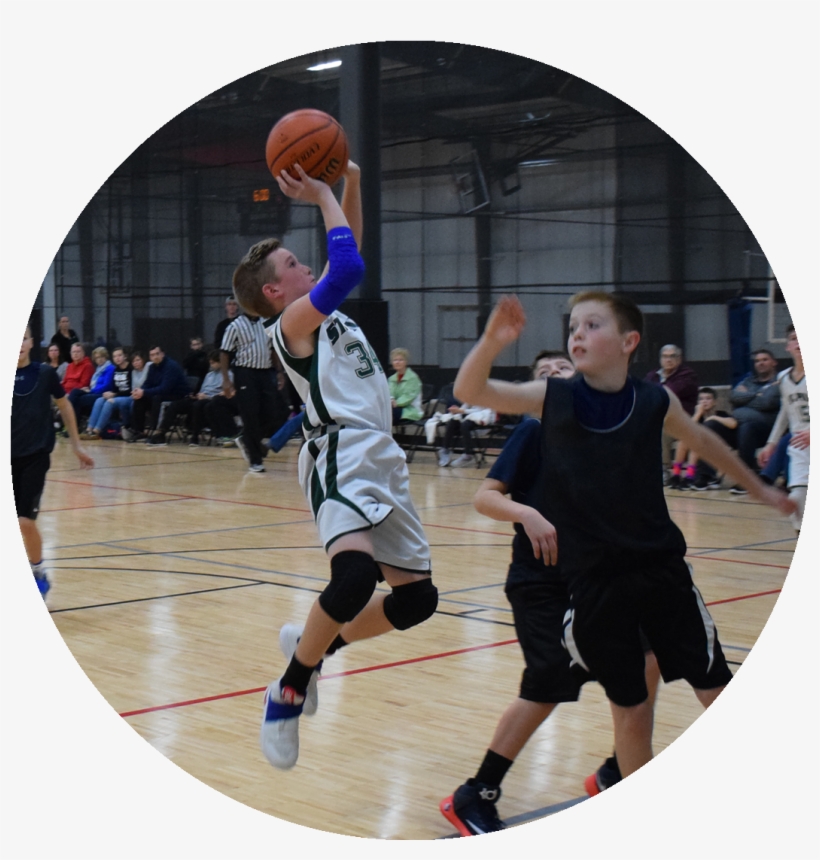 The Athletic Center Is A Brand New 40,000 S/f Multi-sport - Dribble Basketball, transparent png