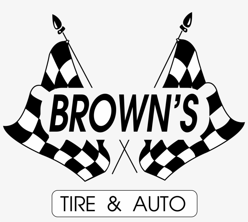 Browns Tire & Auto Logo Png Transparent - Graphic Design, transparent png