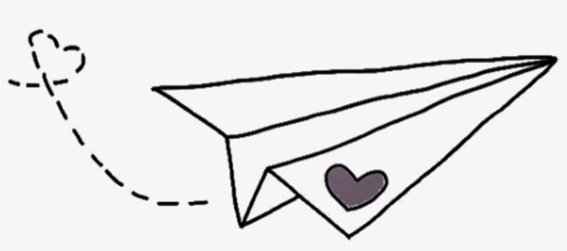 #fly #doodle #paper #plane #freetoedit #ftestickers - Aviones De Papel Dibujos, transparent png