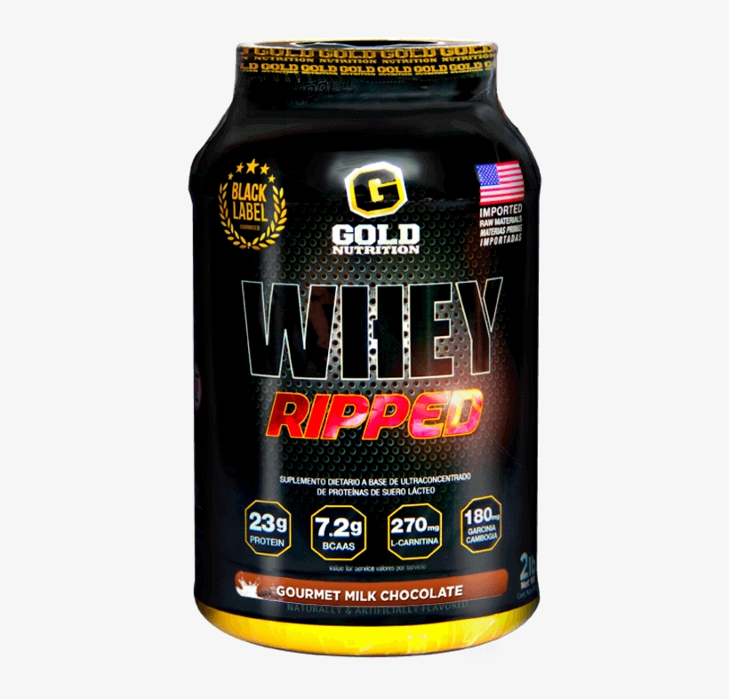 100 Whey Protein Gold Nutrition Strawberry - Whey Ripped Gold Nutrition, transparent png