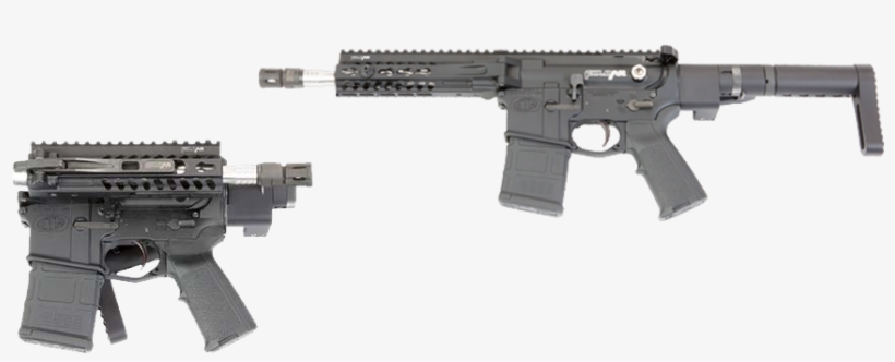 Double - Foldar - 9" - Assault Rifle, transparent png