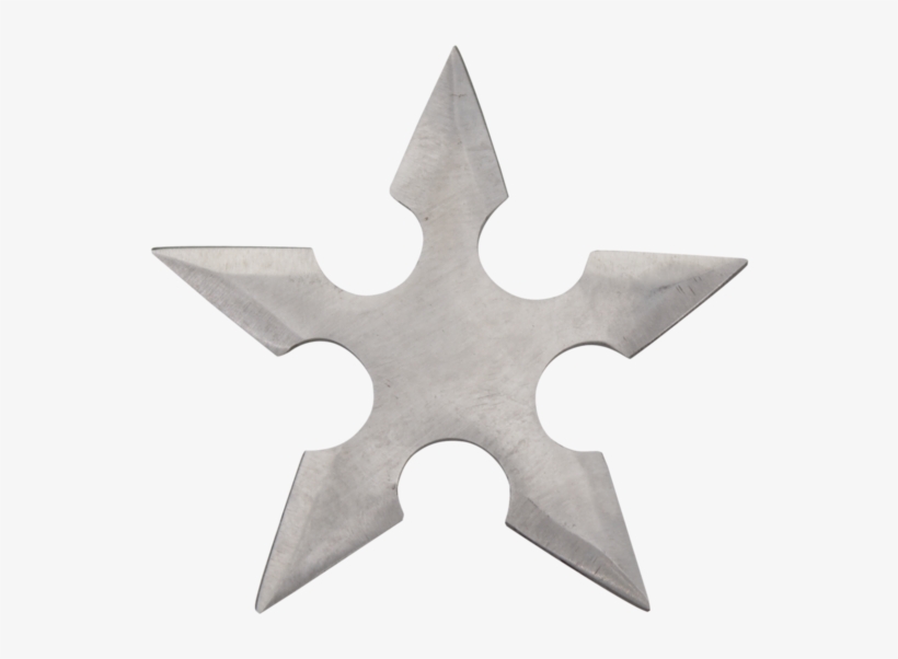 Deadly Assassin Stainless Steel Throwing Star - Ninja Star Flat Type, transparent png