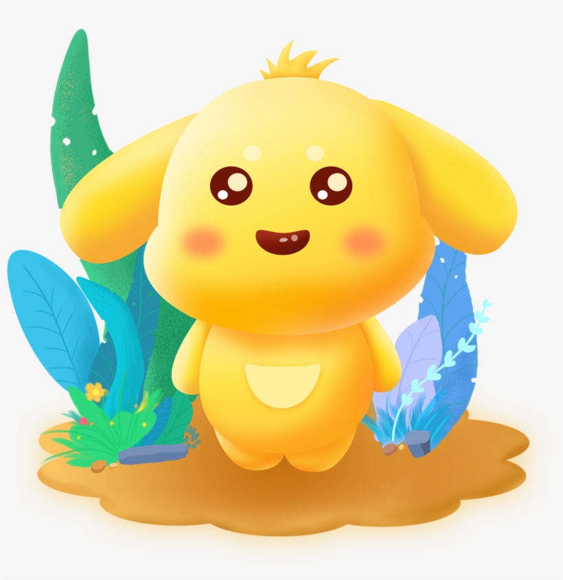 Vettore Giallo Carino Cane Png E Psd - Cartoon, transparent png
