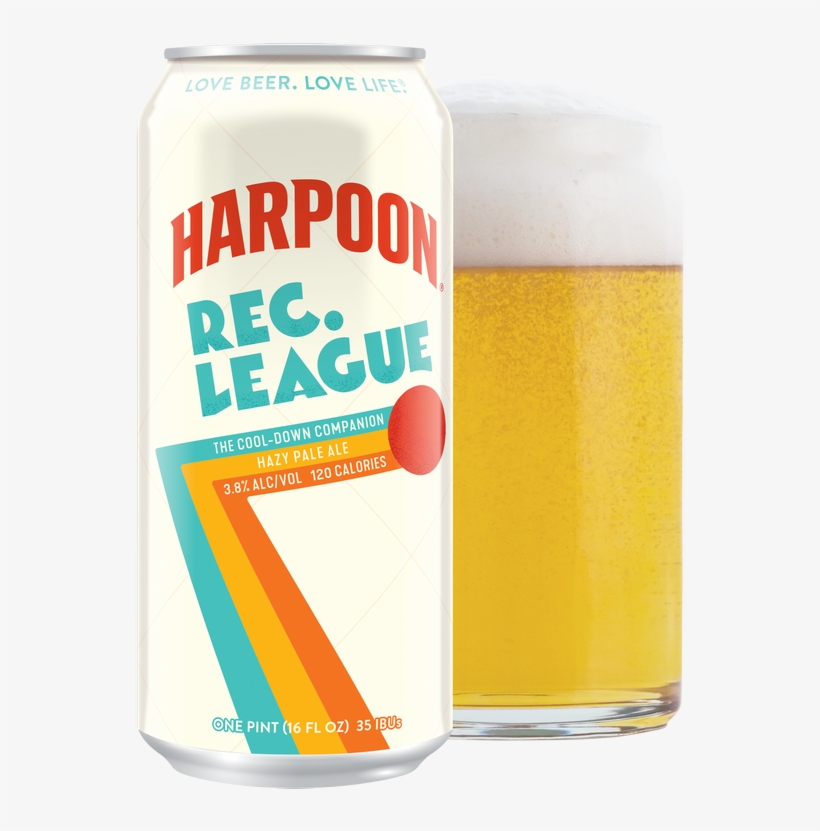 League 16oz Can And Glass, Pdf - Harpoon, transparent png