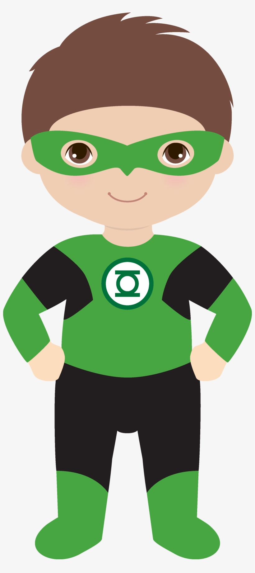 Candy Bag Template Green Lantern Superhero Baby Shower, - Green Lantern Clip Art, transparent png