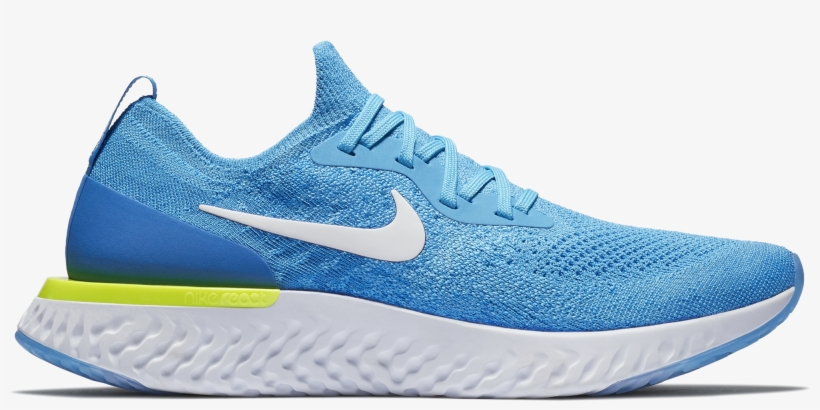 Men's Epic React Flyknit Running Shoe - Nike Epic React Mens, transparent png