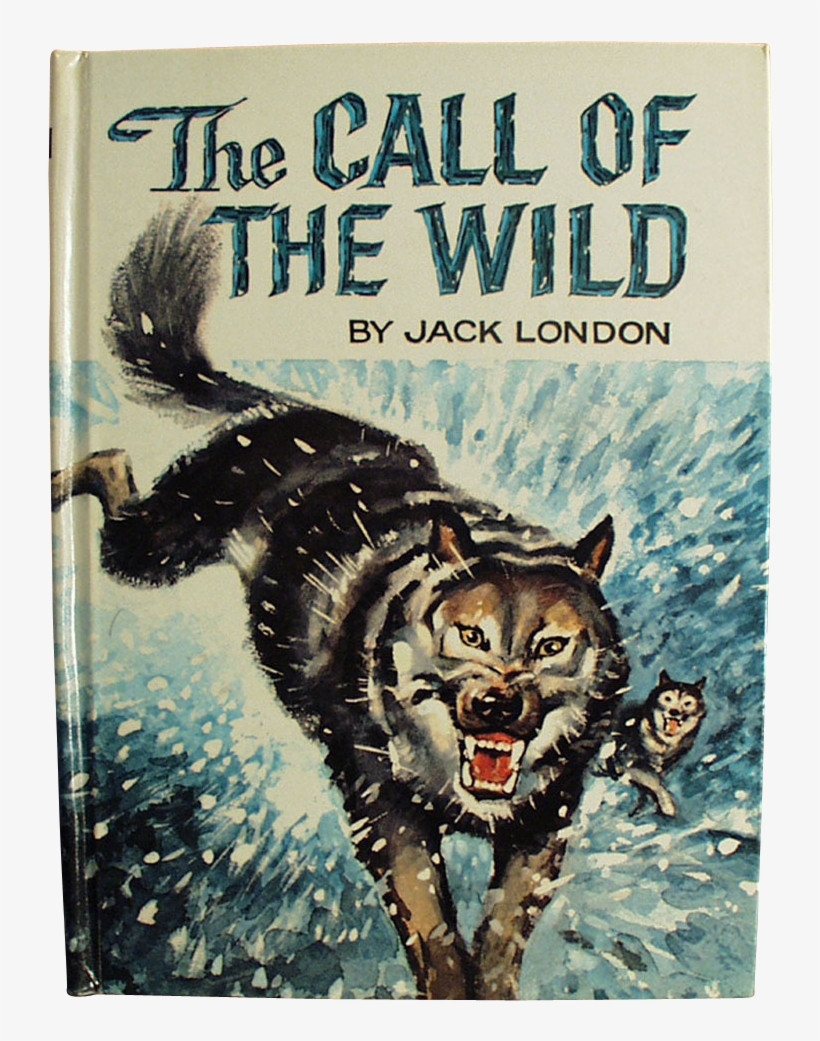Man In The Wilderness By Jack De Witt Hardcover - Call Of The Wild Old Book, transparent png