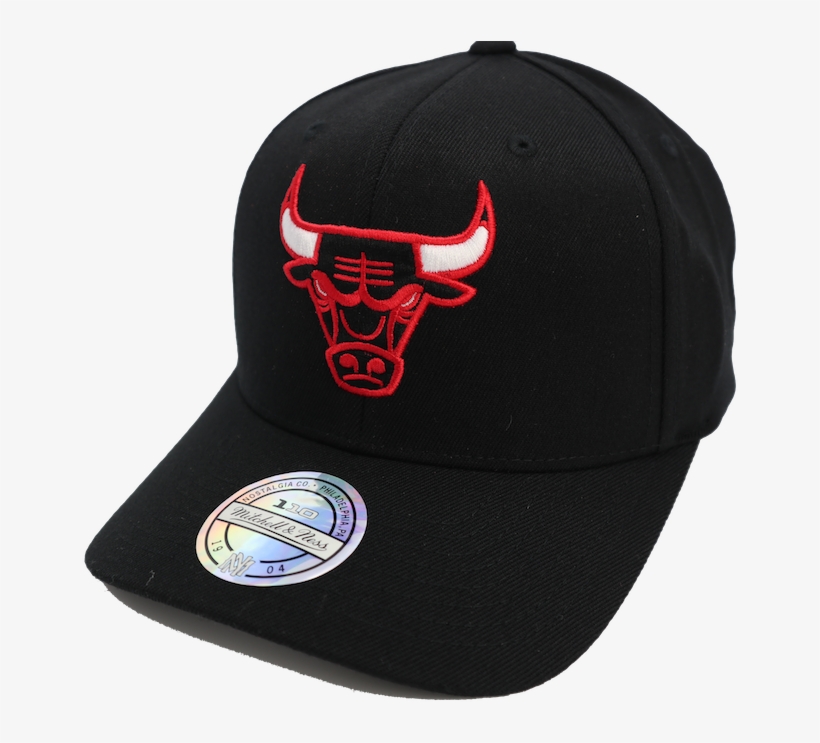 Chicago Bulls Mitchell & Ness Hardwood Classics Throwback - Baseball Cap, transparent png