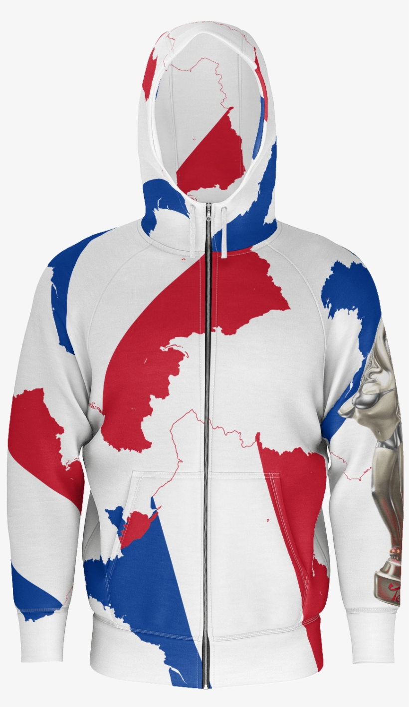 Teaz Dancer French Flag Design Hoodie - Hoodie, transparent png