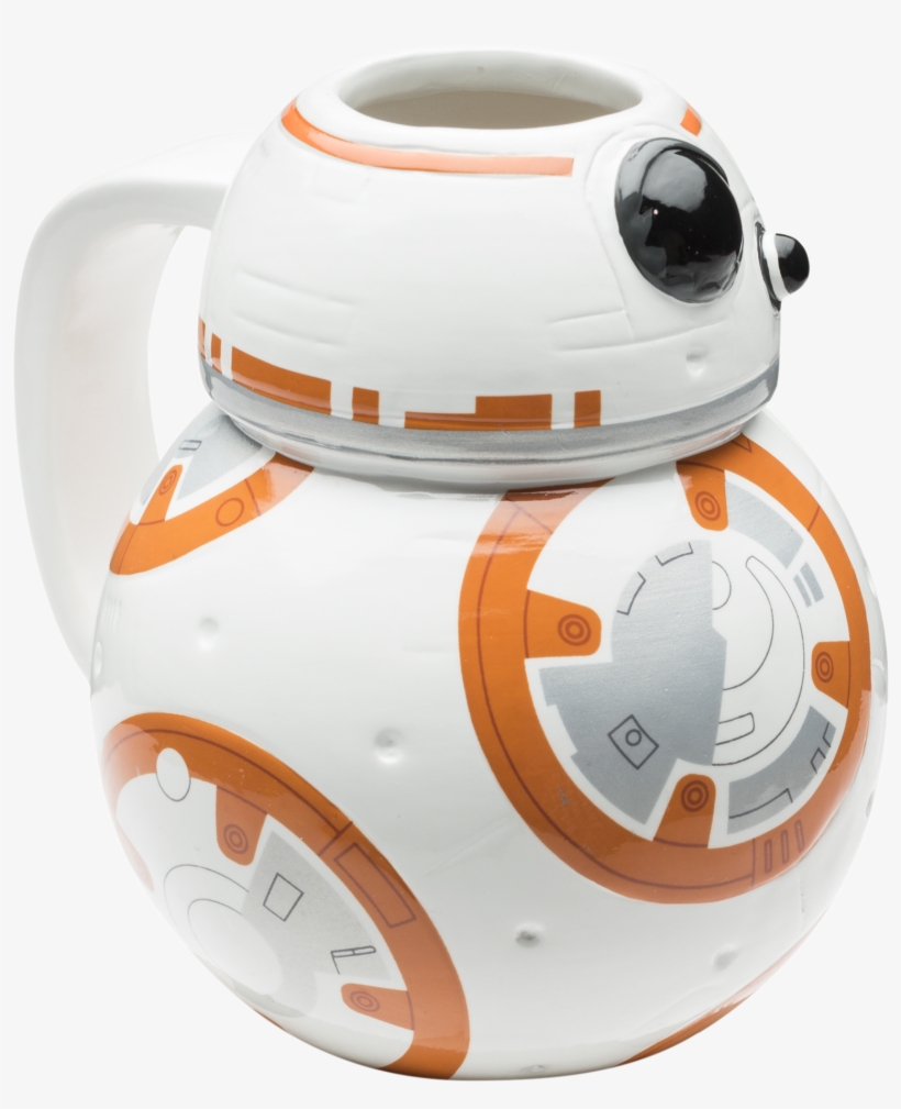 Give "the Force Awakens" New Meaning With A Morning - Bb8 Coffee Mug, transparent png