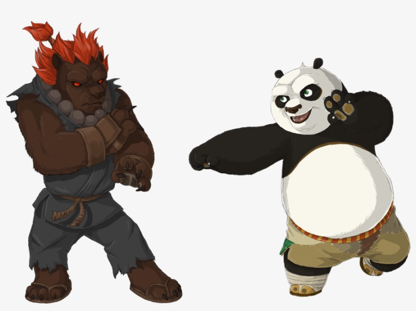 Akuma Vs Po, transparent png