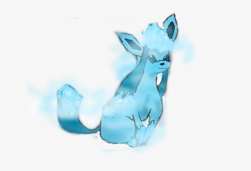 Glaceon Request By - Cartoon, transparent png