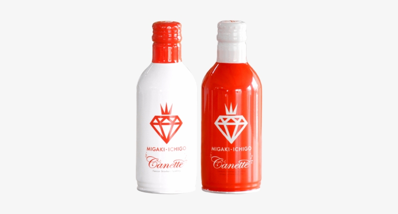 "migaki-ichigo Canette Red/white" 290ml Each - Nail Polish, transparent png