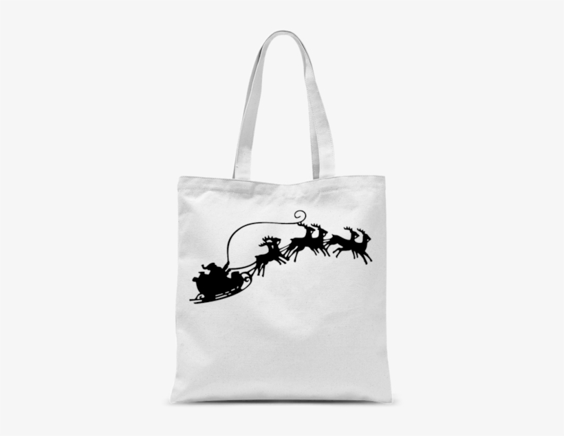 Santa Sleigh ﻿classic Sublimation Tote Bag - Windclan Creed Bag, transparent png