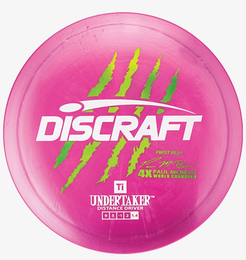 Paul Mcbeth 1st Run Undertaker Titanium - Ultimate, transparent png