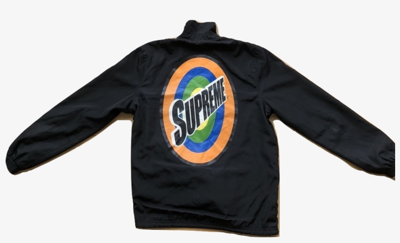 Supreme Tide Logo Coach Jacket - Long-sleeved T-shirt, transparent png