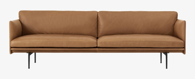 Graphic Transparent Library Outline Series An Architectural - Muuto Outline 3 Seater, transparent png