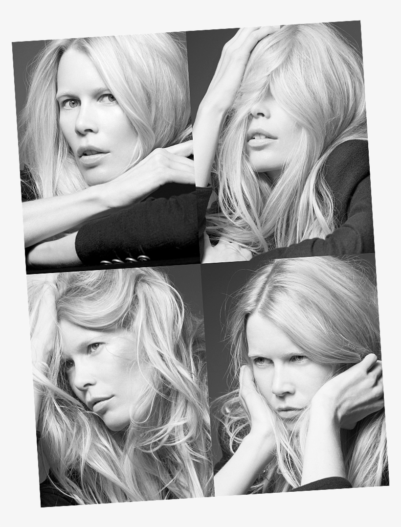 Claudia Schiffer By Liz Collins - Girl, transparent png