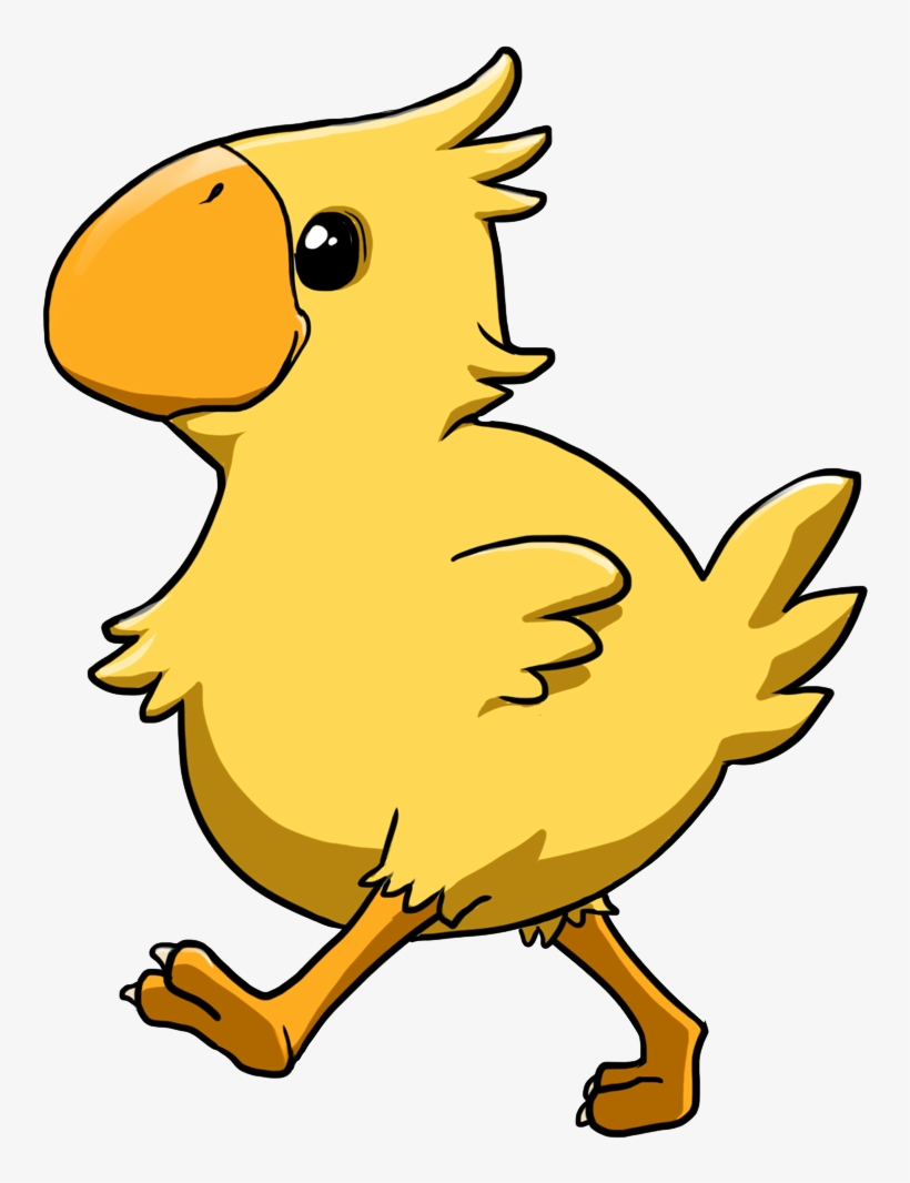 Chocobo Key Charm - Parrot, transparent png