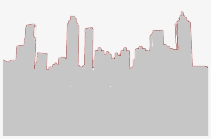 Background Skyline Clear Outerglow Red - Atlanta Charter Middle School, transparent png