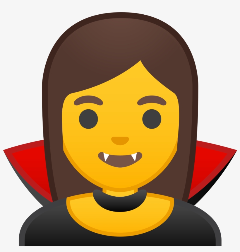 Download Svg Download Png - Emoji De Vampira, transparent png