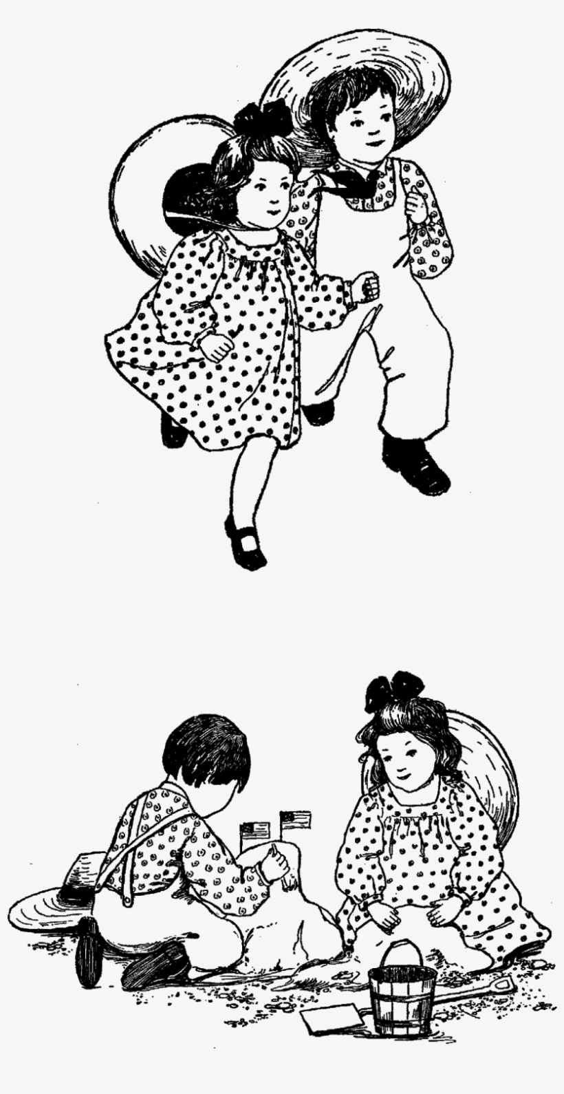 Playing Children Crafting Transfer Clipart Download - Illustration, transparent png