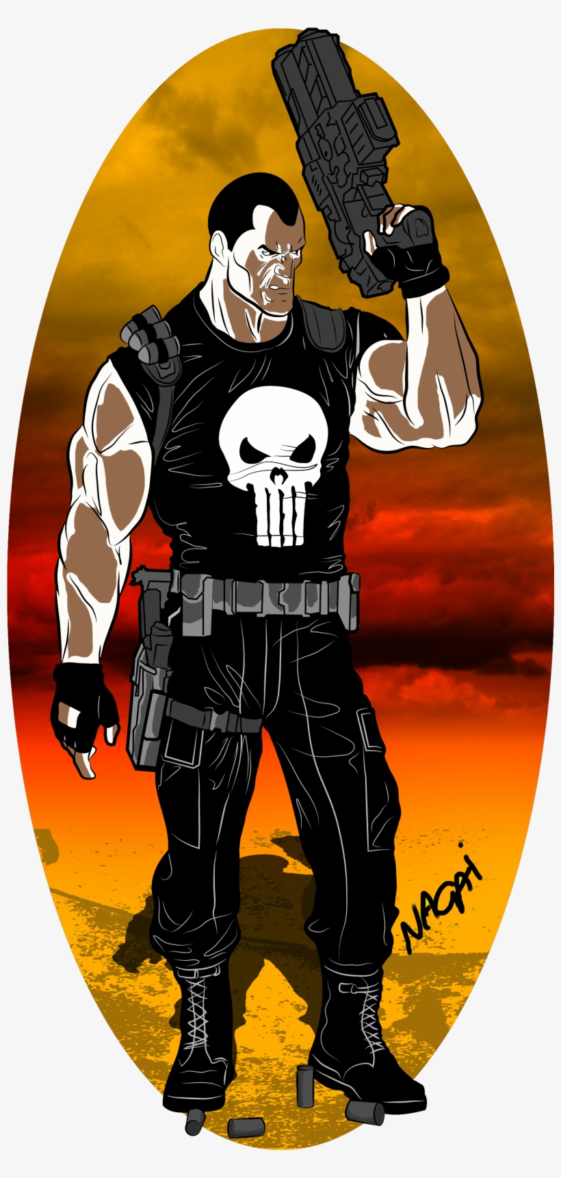 Punisher - Illustration, transparent png