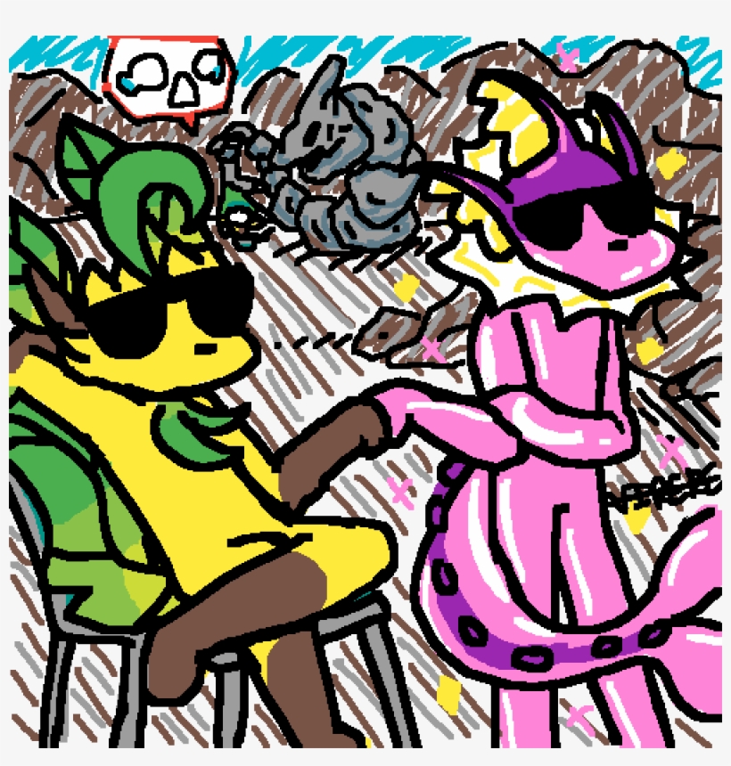 Leafeon And Vaporeon, transparent png