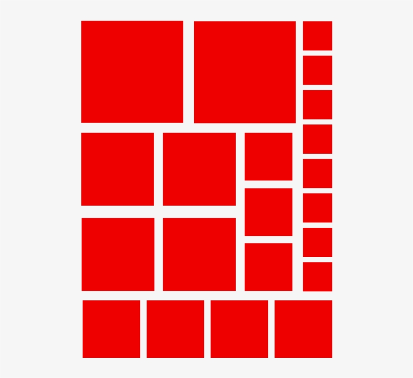 Red Square Wall Decals - Art, transparent png