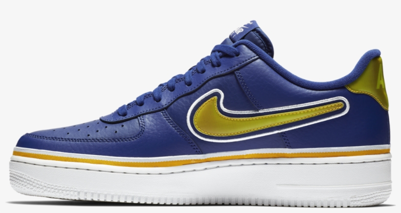 Nike Air Force 1 '07 Lv8 Sport "golden State Warriors" - Nike Air Force Aj7748400, transparent png