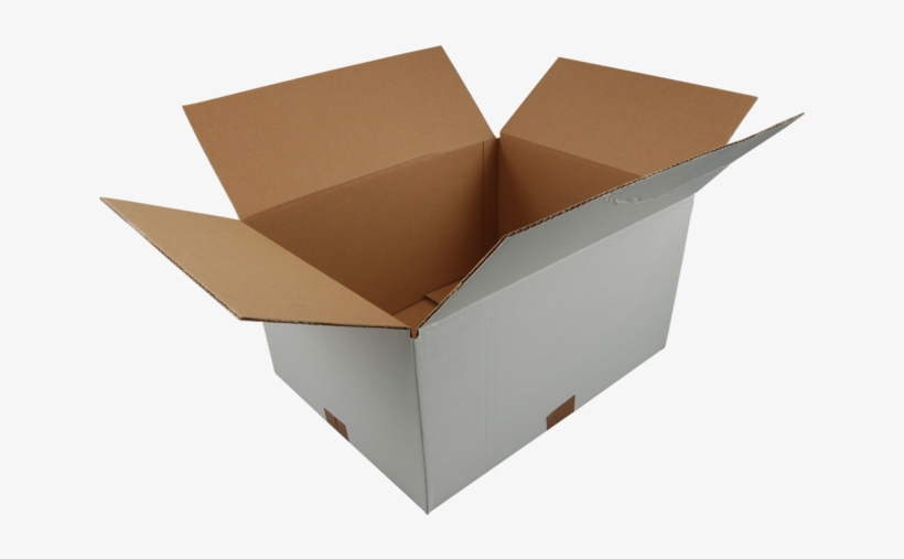 American Folding Box, Corrugated Cardboard, 430x330x225mm, - Amerikaanse Vouwdoos, transparent png
