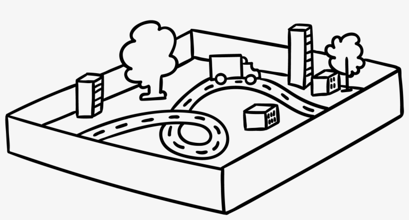 Small World In A Cardboard Box - Diagram, transparent png