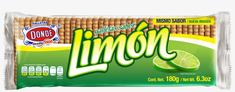Limon 180g - Galletas Donde, transparent png