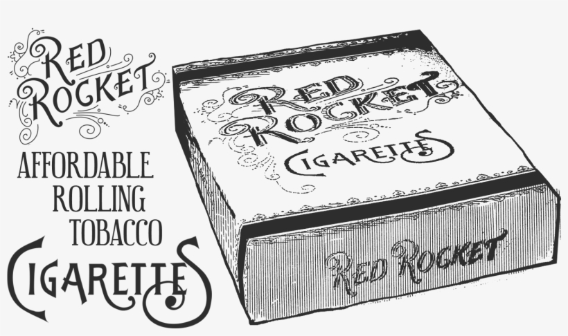 Red Rocket Cigarettes - Box, transparent png