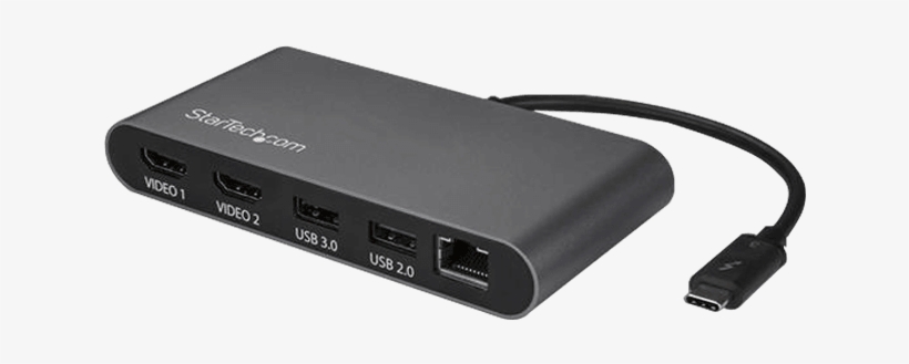 Dual 4k Monitor Mini Thunderbolt 3 Dock With Hdmi - Startech.com, transparent png