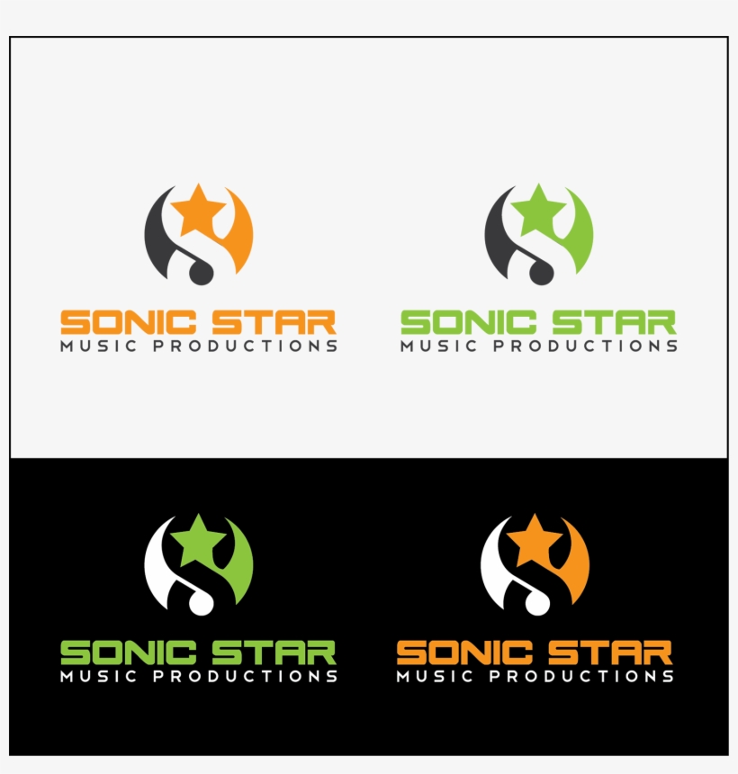 Logo Design By Iqbalkabir For Sonic Star Music Productions - Graphic Design, transparent png