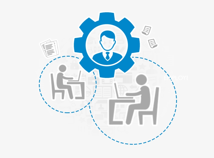 Work Transparency - Sitting At Computer Clip Art, transparent png