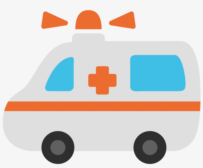 File - Emoji U1f691 - Svg - Emoji Ambulancia Png, transparent png