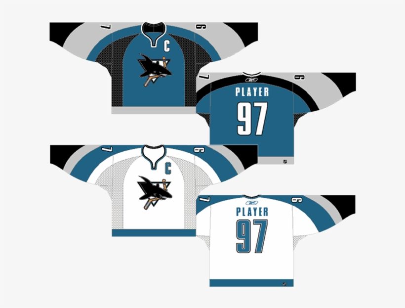 19982007 Home Away Jerseys - Basketball Jerseys Shark Design, transparent png