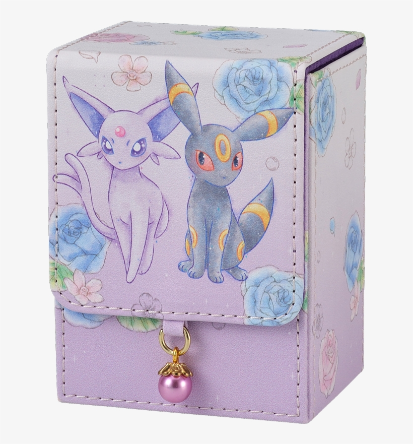 Pokemon Center Original Flip Deck Case Umbreon & Espeon - Pokemon Deck Box Leather, transparent png