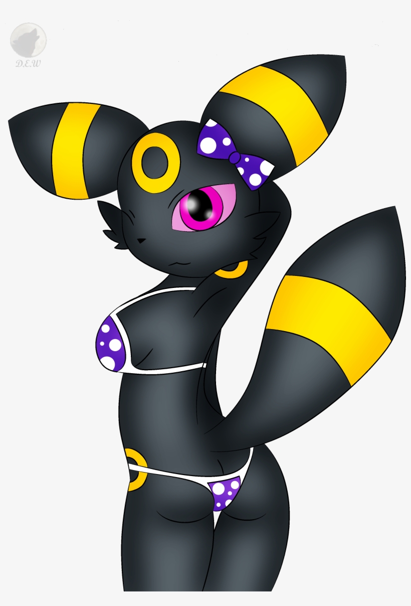 Umbreon Anthro - Cartoon, transparent png