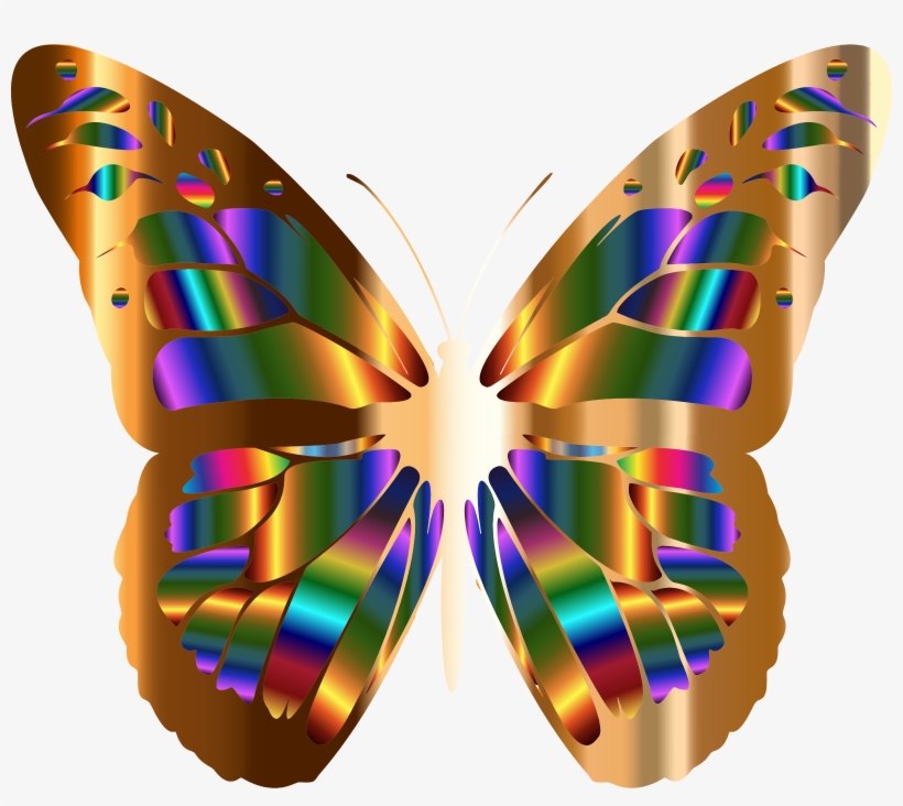 This Free Icons Png Design Of Iridescent Monarch Butterfly, transparent png