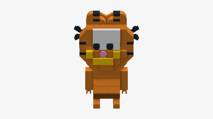 Brickheadz Garfield - Illustration, transparent png