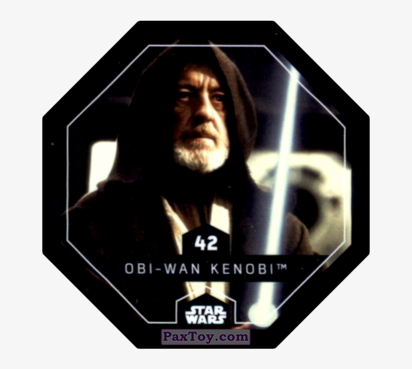 Карточка, Фишка / Pog / Cap / Tazo - Obi Wan Kenobi, transparent png
