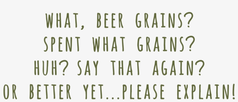 What Beer Grains Text - Black-and-white, transparent png