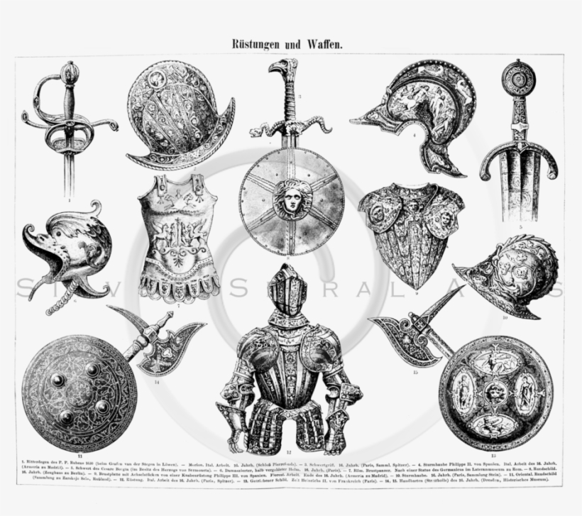 Medieval Armor Black And White, transparent png